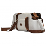 Prenosná taška pre psa Golden dog Lux - biela